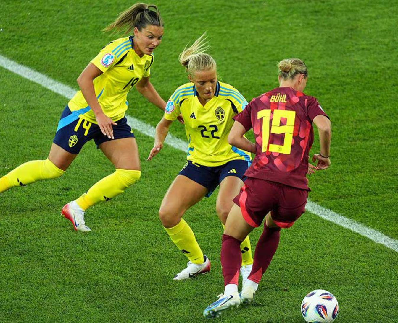 瑞典女足在世界杯获得第三名